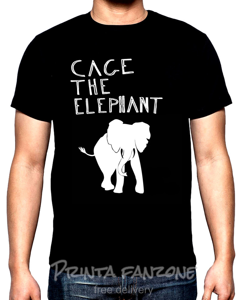 T-SHIRTS Cage the elephant, men's  t-shirt, 100% cotton, S to 5XL